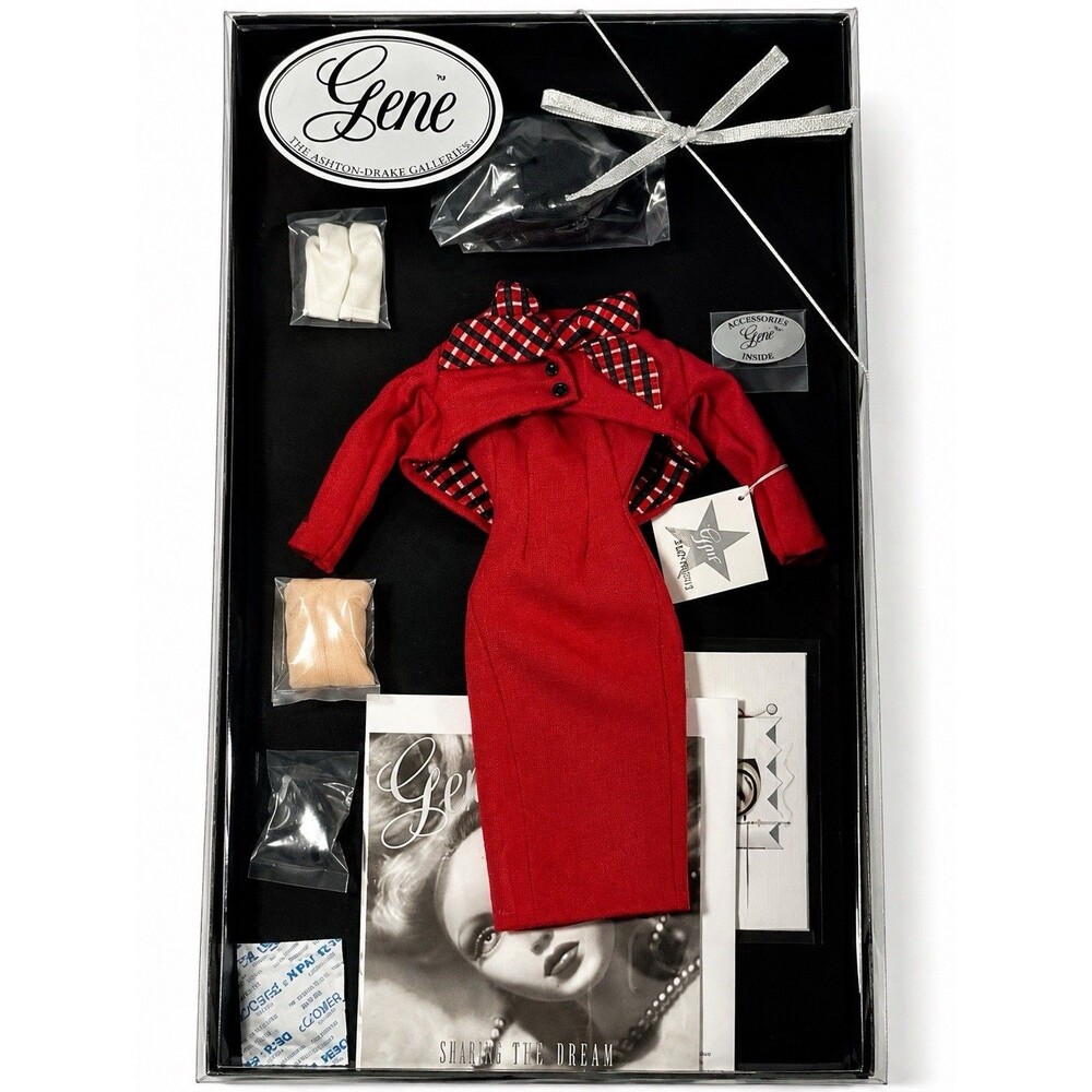 Ashton-Drake Gene Marshall Smart Set Outfit #94687 NRFB Red Dress